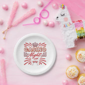 カジノナイトパーティー賭博恋人 ペーパープレート (パーティー)