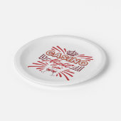 カジノナイトパーティー賭博恋人 ペーパープレート (アングル)