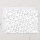 カジノナイトフォトラスベガス誕生日カードパーティー 招待状 (裏面)