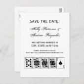 カジノナイトポーカー ロイヤルストレートフラッシュ スペード 案内ポストカード (正面/裏面)