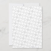 カジノナイトラスベガス誕生日カードパーティー 招待状 (裏面)