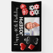 カジノハッピーバースデーナイエージ 横断幕 (縦)