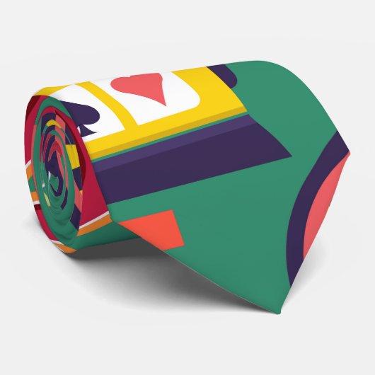 カジノパターン ネクタイ (ロール)