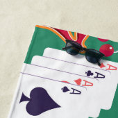 カジノパターン ビーチタオル (インサイチュ)