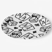 カジノパターン ペーパープレート (アングル)