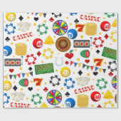 カジノパターン ラッピングペーパー (フラット)