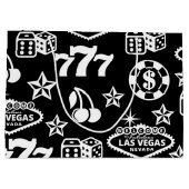 カジノパターン ラージペーパーバッグ (裏面)