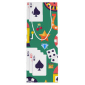 カジノパターン ワインギフトバッグ (裏面)