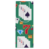 カジノパターン ワインギフトバッグ (正面)