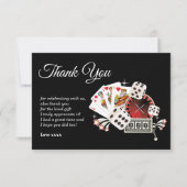 カジノパーティーサンキューカード サンキューカード (正面)