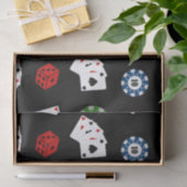 カジノパーティーパターン賭博ティッシュペーパー 薄葉紙 (ギフト)