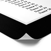 カジノパーティー席札, 誕生日パーティー座席 ポスター (角)