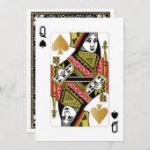 カジノパーティー遊のカードクイーン (正面/裏面)