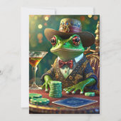 カジノパーティー開催中 招待状 (正面)