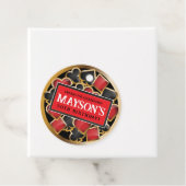 カジノポーカーカード誕生日パーティーへの招待 フェイバータグ (インサイチュ)