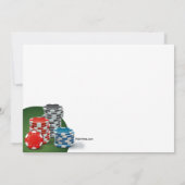 カジノポーカーナイト 招待状 (裏面)