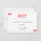 カジノポーカー | ベガス プレイイング カード 返信カード (正面)