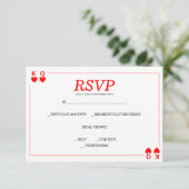 カジノポーカー | ベガス プレイイング カード 返信カード (スタンド正面)