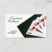 カジノマネージャのカスおもしろいタマイズ 名刺 (正面)