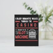 カジノラバーラッキー賭博スロットマシン ポストカード (スタンド正面)