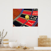 カジノルーレットホイールボールナンバー29賭博 ポスター (キッチン)