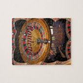 カジノルーレットホイールモンタージュ ジグソーパズル (横)