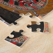 カジノルーレットホイールモンタージュ ジグソーパズル (側面)