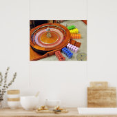 カジノルーレット回転賭博 ポスター (キッチン)