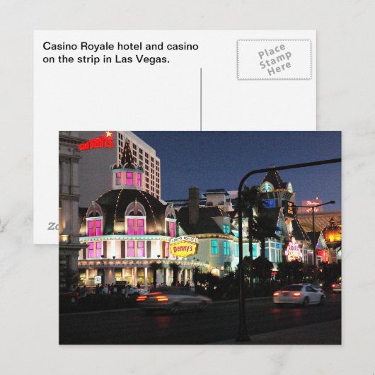 カジノロイヤル ポストカード (正面/裏面)