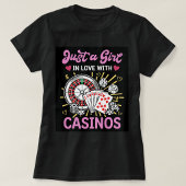 カジノ大好きガール Tシャツ