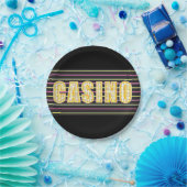 カジノ徴候 ペーパープレート (パーティー)