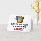 カジノ愛好家 カード (黄色い花)