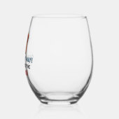 カジノ愛好家 ステムなしワイングラス (左)