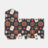 カジノ柄のテーマ（黒） フェイバーボックス (折り畳みなし)