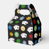 カジノ柄パーティー・ファヴォリ・ボックス フェイバーボックス (裏面サイド)