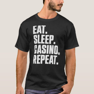 カジノ男性へウィメンズカジノギャンブラートランプのポーカー Tシャツ