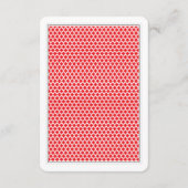 カジノ結婚の挿入カード エンクロージャーカード (裏面)