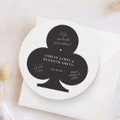 カジノ結婚式の日付の保存 セーブザデート