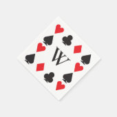 カジノ結婚紙ナプキンス スタンダードカクテルナプキン (角)