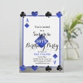 カジノ誕生日の驚きの招待状 招待状 (スタンド正面)
