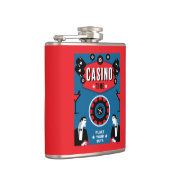 カジノ賭博トランプのポーカールーレット フラスク (右)