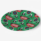 カジノ賭博トランプのポーカールーレット ペーパープレート (アングル)