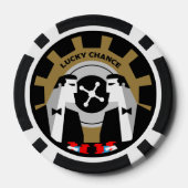 カジノ賭博トランプのポーカールーレット ポーカーチップ (裏面)