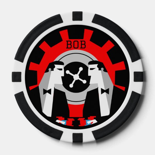 カジノ賭博トランプのポーカールーレット ポーカーチップ (正面)