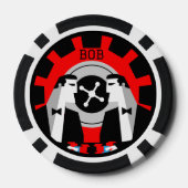 カジノ賭博トランプのポーカールーレット ポーカーチップ (裏面)
