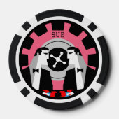 カジノ賭博トランプのポーカールーレット ポーカーチップ (裏面)