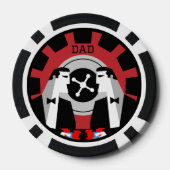 カジノ賭博トランプのポーカールーレット ポーカーチップ (裏面)