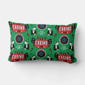 カジノ賭博トランプのポーカールーレット ランバークッション (裏面)