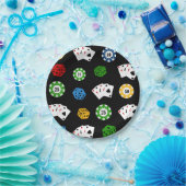 カジノ賭博パターンパーティー紙プレート ペーパープレート (パーティー)