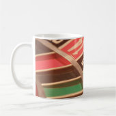 カジノ賭博ルーレットホイールヴィンテージレトロスタイル コーヒーマグカップ (左)